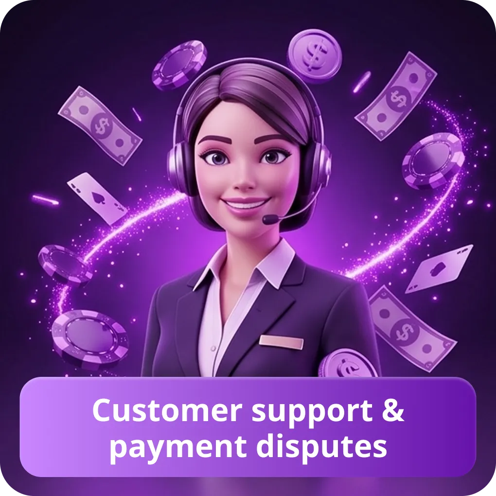 PayPal casino customer support & payment disputes